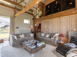 Fireplace - Premium Farmhouse in Nieuwmunster With Pool (Zuienkerke)