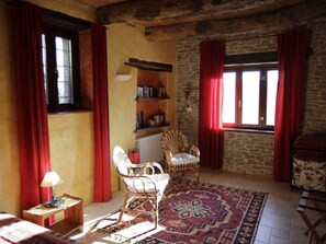 Apartment | Living area | Fireplace - Holiday Home Cascina Lovera (Bonvicino)