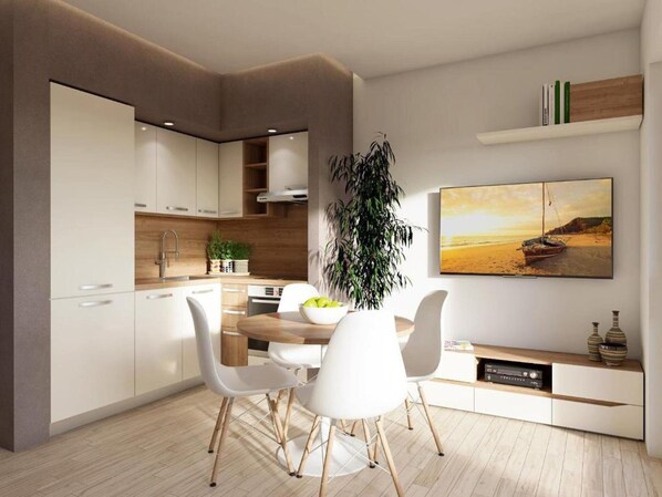 Apartment | Dining - Apartments Villa Subic - One Bedroom Apartment With Balcony A1 (Rab)