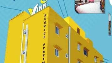 Overnatningsstedets facade