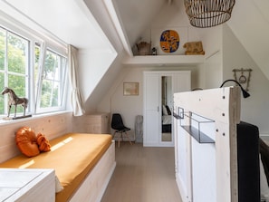 Apartamento | 1 quarto, roupa de cama