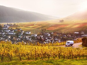 Blick von der Unterkunft