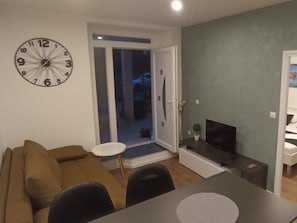 Living area - Apartments Baldo - One Bedroom Apartment With Terrace and Sea View (Dubrovacko Primorje)
