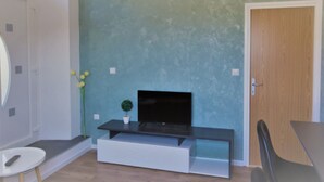 Apartment | Living room - Apartments Baldo - One Bedroom Apartment With Terrace and Sea View (Dubrovacko Primorje)