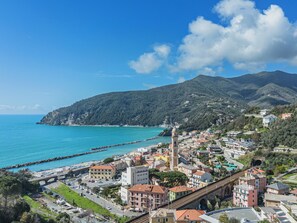 Uitzicht op strand/zee