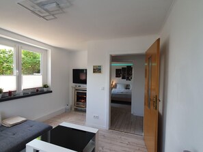 Living room - Apartment in the Harz With Garden (Am Ohmberg)