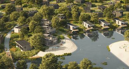 Luxury Villa With hot tub on the Horsterwold