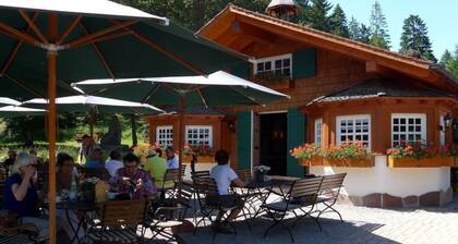 Uitzicht op het dal in het "vakantiehuis Schenk"