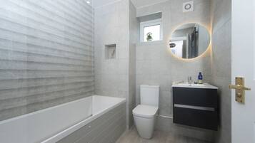 Shower, hair dryer