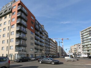 Apartment | Exterior - Sleek Stay by the Sea (Middelkerke)