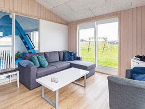 Living area - 14 Person Holiday Home in Lokken (Lokken)