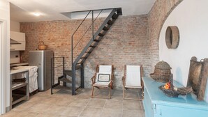 House | Living room - Apartment Near Cremona in Historic Convent (Stagno Lombardo)