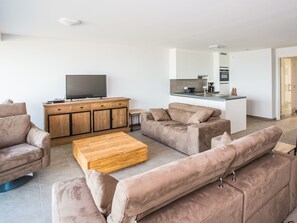 Apartment | Living room - Beautiful Apartment With Phenomenal sea View (Middelkerke)