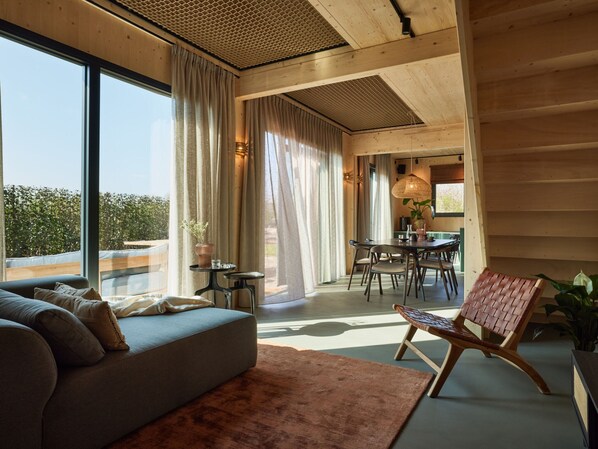 House | Living area - Holiday Home in Drents-friese Wold With Sauna (Appelscha)