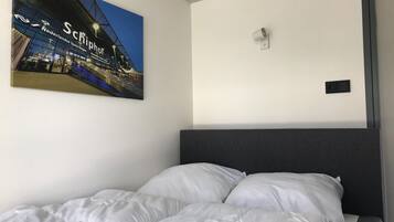 2 bedrooms, individually furnished, bed sheets