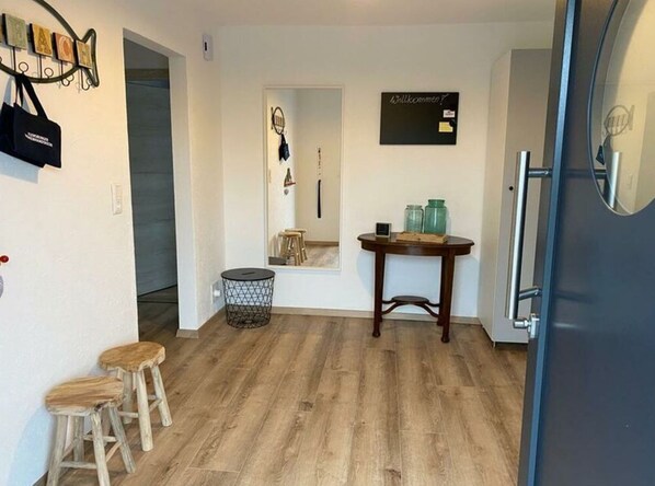 Ferienhaus | 1 Schlafzimmer, individuell eingerichtet, Bügeleisen/Bügelbrett