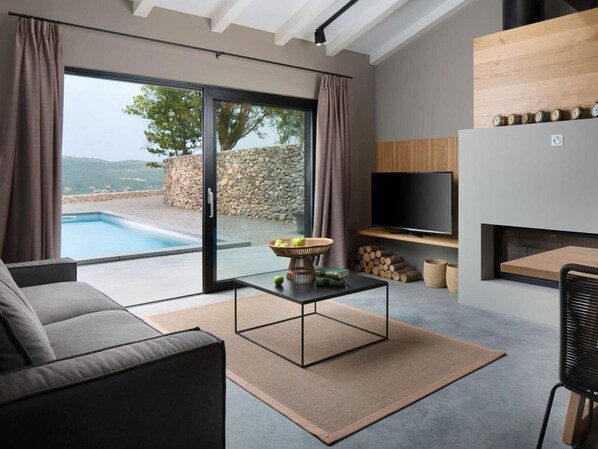 Villa | Living room - Villa With Pool in Labin (Labin)