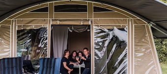 Tent Lodge in Nommern Near Forest