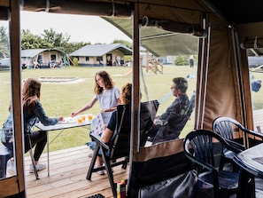 Tent | Dining - Tent Lodge in Nommern Near Forest (Nommern)