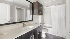 Bathroom - Landing | Chic 1BD, Gym, Clubhouse (Katy)