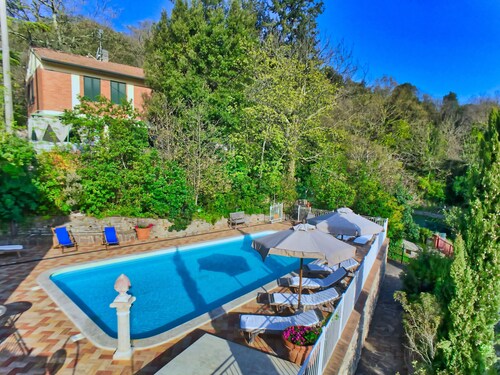 Apartment in Sassetta With Pool and Garden