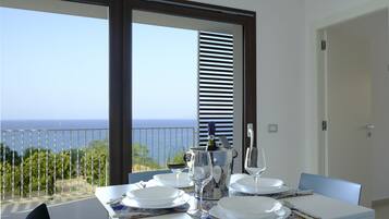 Appart'hÎtel Deluxe, vue mer | Coin séjour