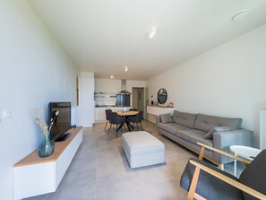 Living room - New-build Apartment Near the City Center (Middelkerke)