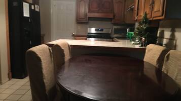 Microwave, oven, stovetop, cookware/dishes/utensils