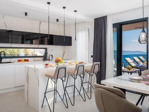 Villa | Private kitchen | Highchair - Luxury Villa With Swimming Pool and Sauna (Okrug)