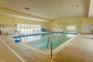 Indoor pool, a heated pool
