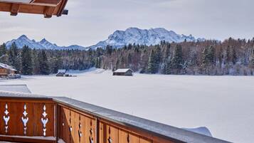 Blick von der Unterkunft