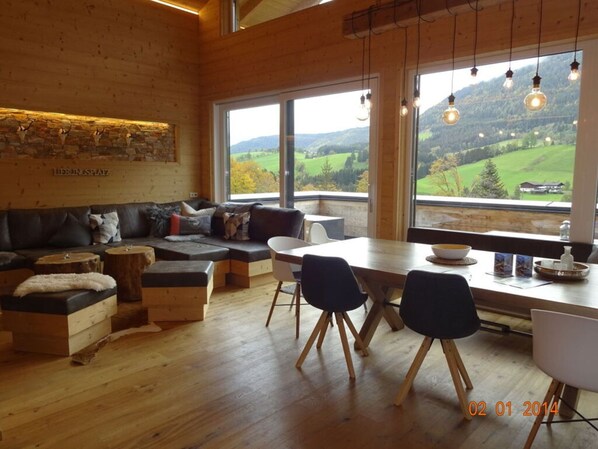 Chalet | Living area - Huttenzauber 3 Comfortable Holiday Residence (Annaberg-Lungoetz)