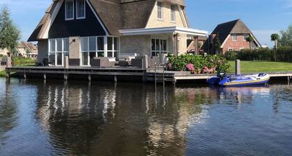 Villa in Friesland With Sauna and Jetty