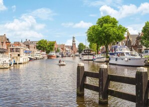 Villa | View from property - Villa in Friesland With Sauna and Jetty (Delfstrahuizen)