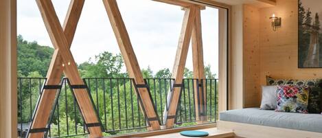 Uitzicht vanuit accommodatie