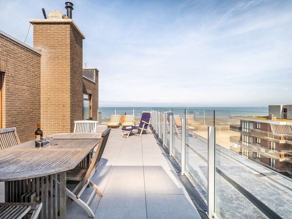 Apartment | View from property - Penthouse by the Sea With Stunning Views (Koksijde)