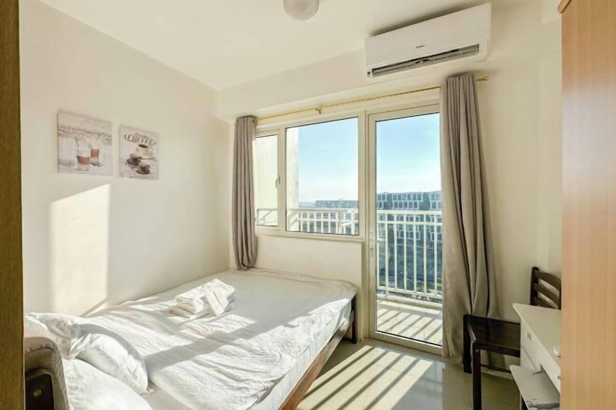 1 kamar tidur, setrika/meja setrika, dan Wi-Fi gratis
