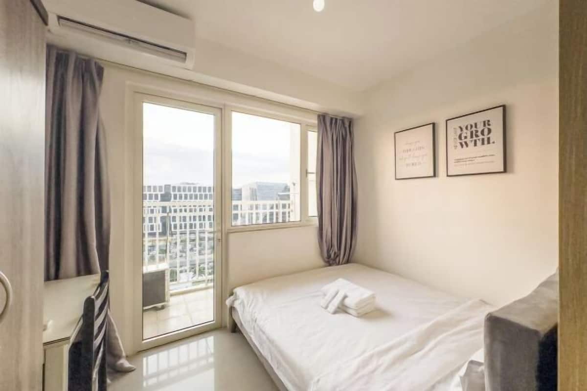 1 kamar tidur, setrika/meja setrika, dan Wi-Fi gratis