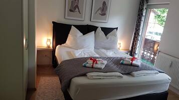 Apartment | 2 bilik tidur, cadar katil