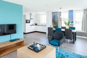 Villa | Living room - Beautiful Villa With two Bathrooms, in Noordwijk (Noordwijk)