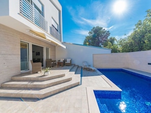 Outdoor pool - Ema With Pool & Sauna (Privlaka)