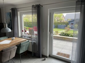 Blick von der Unterkunft