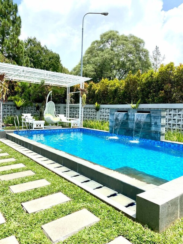 Alberca al aire libre 