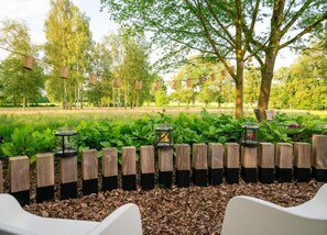 House | View from property - Wellness Lodge in Dutch Meadows With Hot Tub (Ruinerwold)