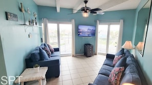 Condo, 2 Bedrooms | Living area - Aquarius 408 2 Bedroom Condo by RedAwning (South Padre Island)