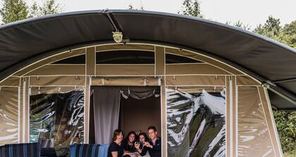 Nice Tent Lodge on a Campsite