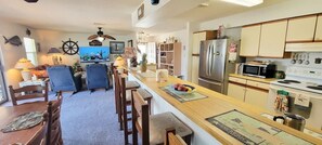 Ferienhaus, 3 Schlafzimmer | Eigene Küche | Kühlschrank, Ofen, Wasserkocher mit Kaffee-/Teezubehör, Toaster