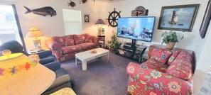 House, 3 Bedrooms | Living area - Fish Crazy House 3 Bedroom Condo by RedAwning (Port Isabel)