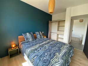 3 bedrooms, iron/ironing board, free WiFi, bed sheets - Maison Bois Neuve a Proximité de la mer 6 Personnes 3 Chambres 1 Salle de Bain (Ambon)