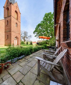 Terrace/patio - Alte Dorfschule Spreewald. Ideal für Familien (Schwielochsee)